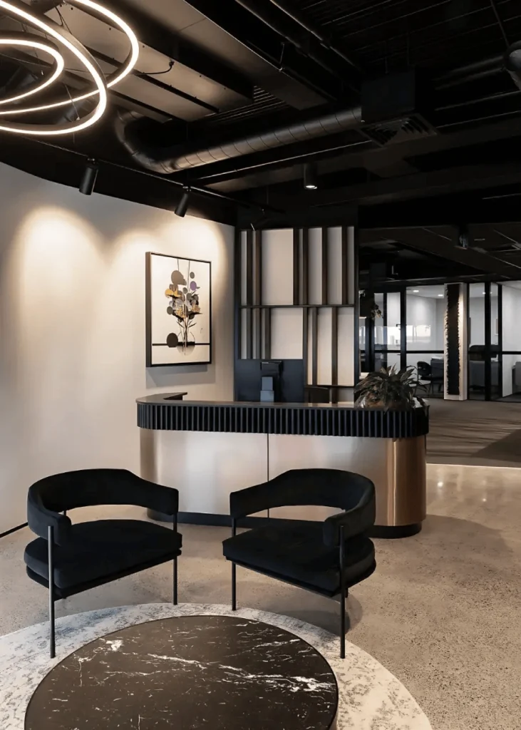 Mohamed Basheer Makes Awkward Corporate Offices Feel Intentional
