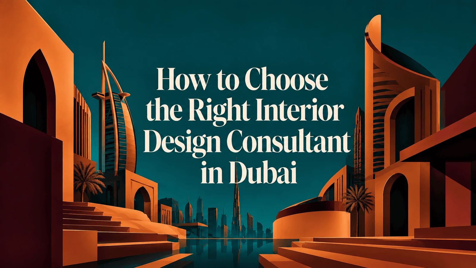Interior design consultant in Dubai reviewing a home layout